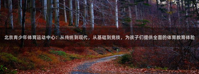 凯发官网下载官方客服电话：北京青少年体育运动中心：从