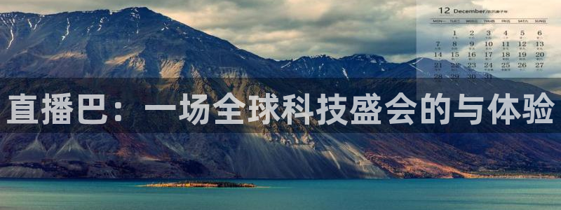 蓝鲸足球直播：直播巴：一场全球科技盛会的与体验